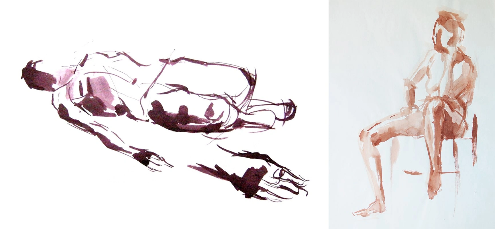 Ink sketches by Petya Marcheva